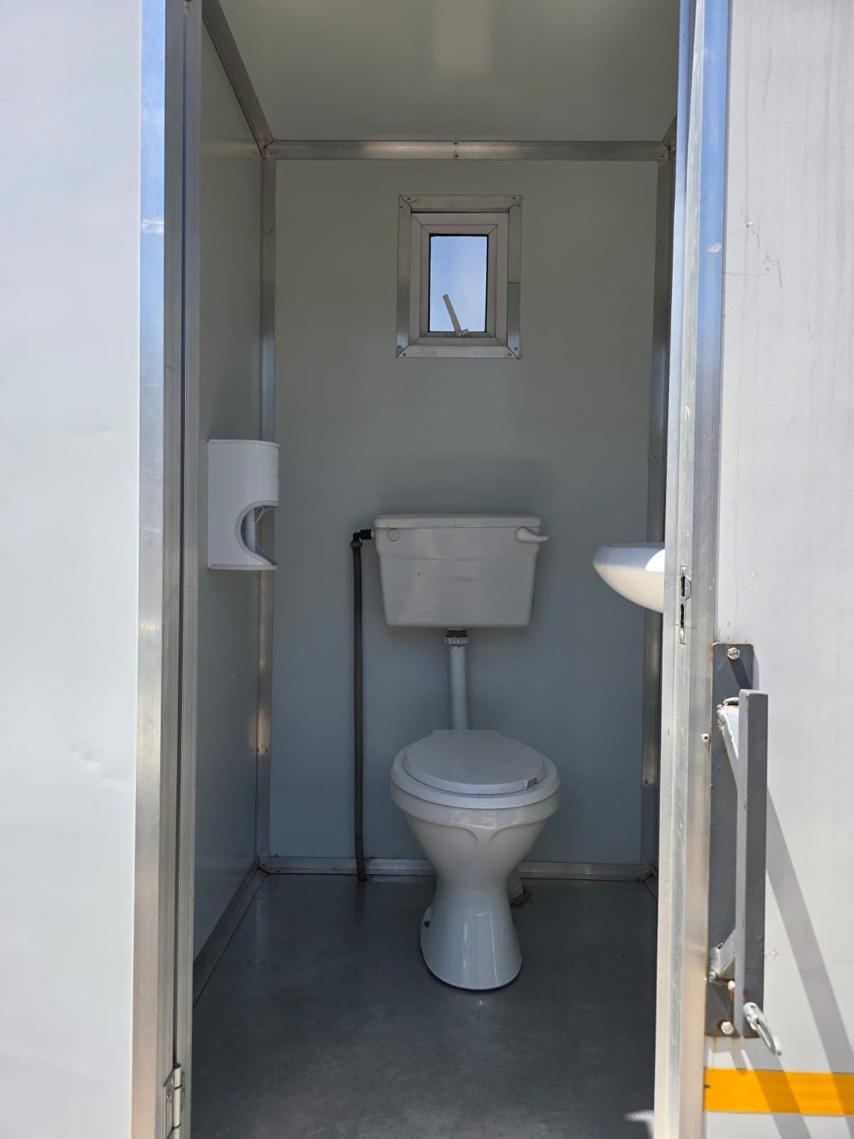 Tent King VIP toilet facility interior