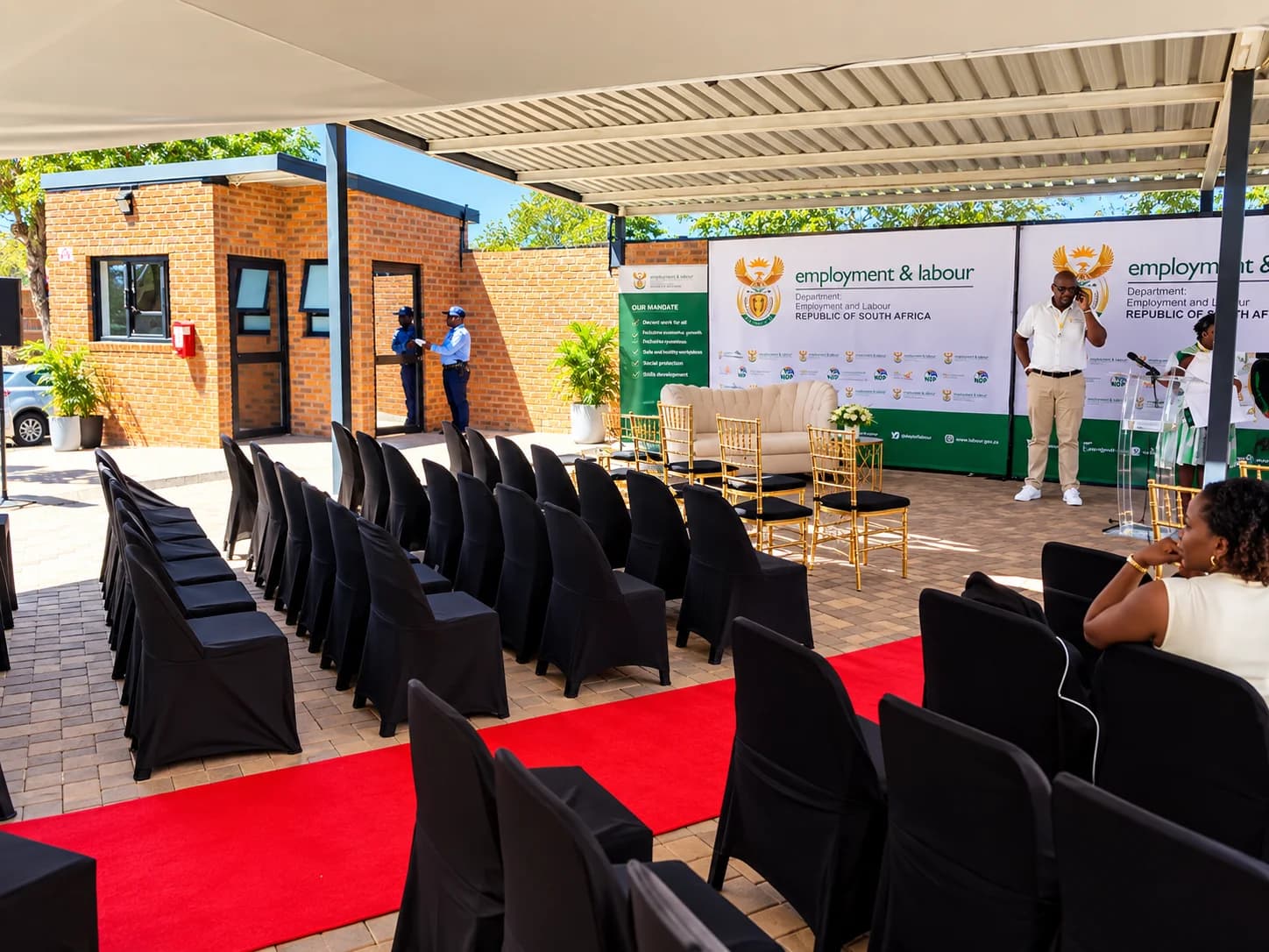 Tent King event equipment setup for a large event