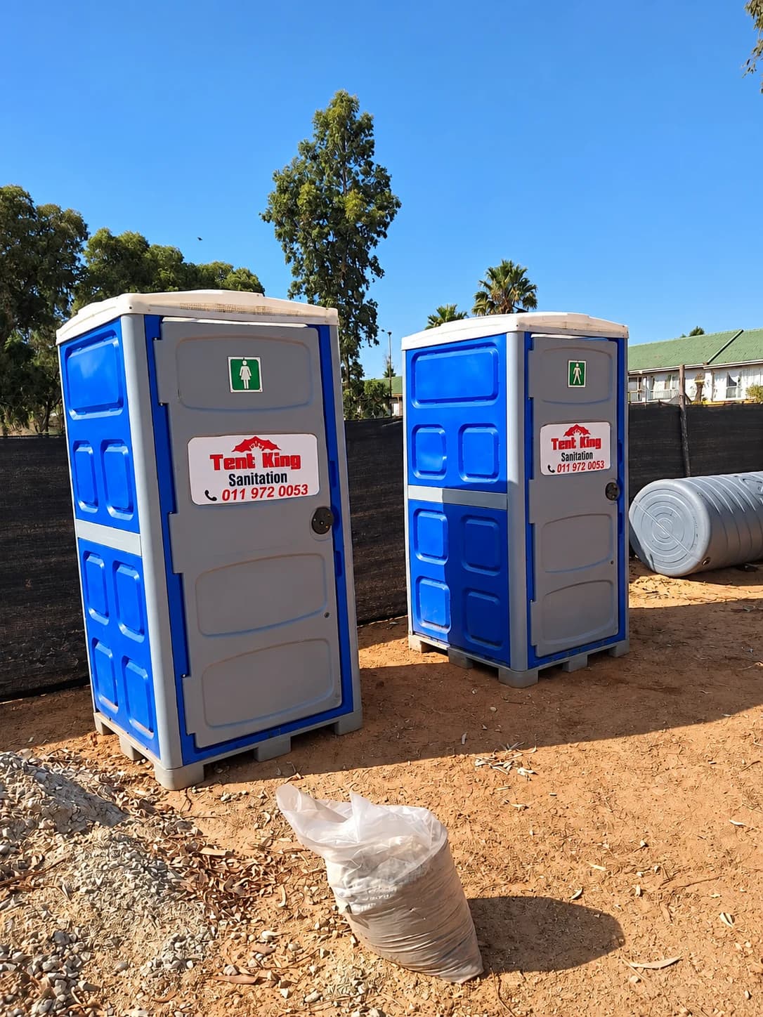Tent King mobile sanitation toilets